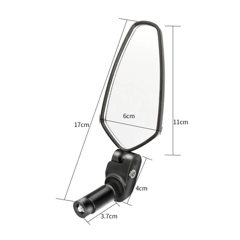 Wholesale Quality HD Acrylic Lens Bicycle Rearview Mirrors Adjustable Road Mountain Bike Rear Accessories Motorcycle Convex Bicycle Rear View Mirror