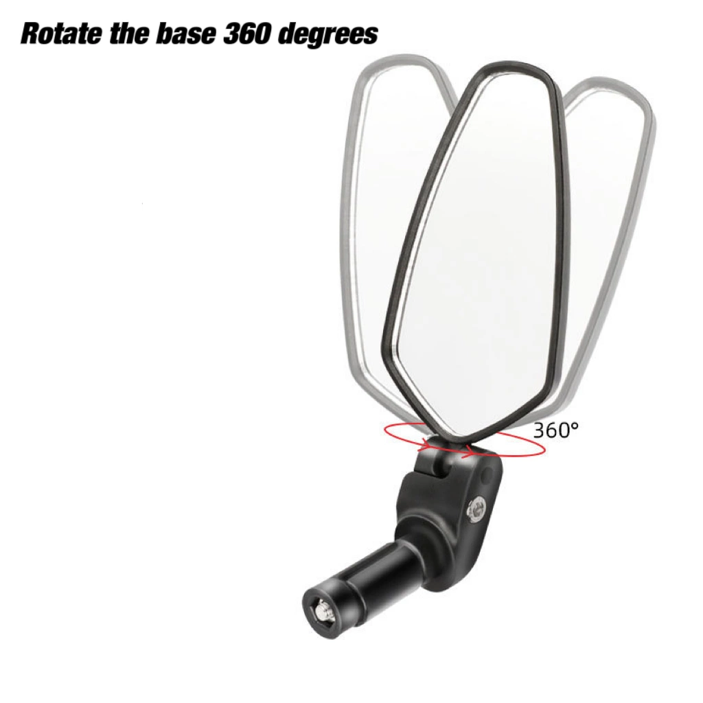 Wholesale Quality HD Acrylic Lens Bicycle Rearview Mirrors Adjustable Road Mountain Bike Rear Accessories Motorcycle Convex Bicycle Rear View Mirror