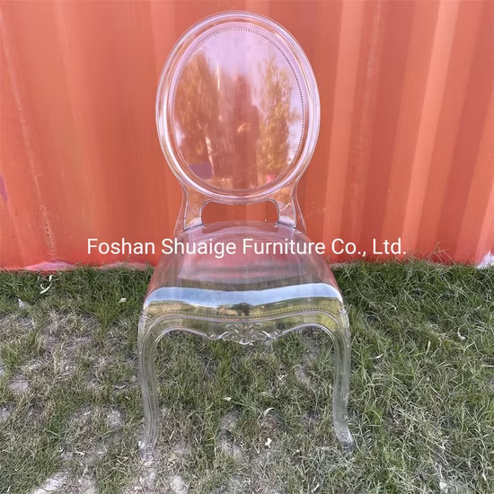 Ensemble de chaises d'événement de mariage en matériau acrylique de meubles de mariage